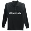 Long Sleeve Silk Touch Polo with Pocket Thumbnail